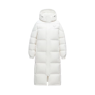 鸭鸭中戏pro羽绒服女长款过膝