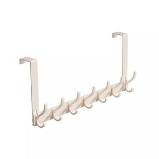 风门后挂钩挂衣架免打孔衣服收纳架入户门上挂架壁挂衣钩卧室加长