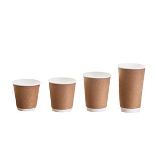 咖啡杯子一次性咖啡杯豆浆奶茶烤奶纸杯专用外带打包带盖商用热饮