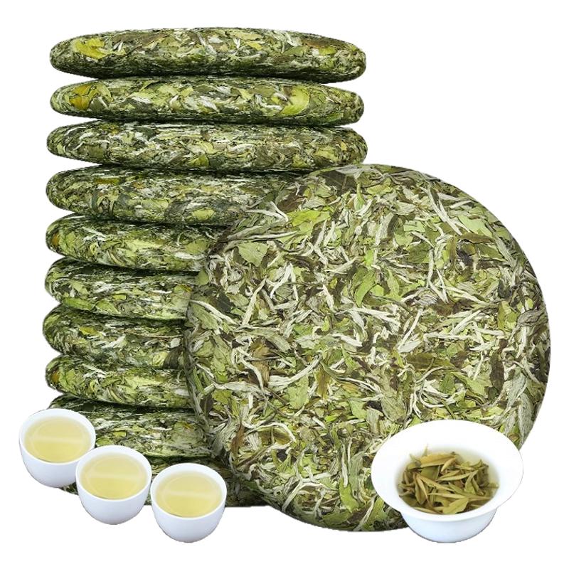 福鼎白牡丹白茶饼 大白茶叶2022年明前高山花香白牡丹7饼共2100g
