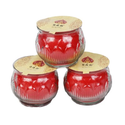 供佛蜡烛平口聚福罐酥油灯