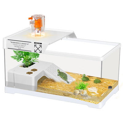 家用乌龟饲养缸带盖生态鱼缸