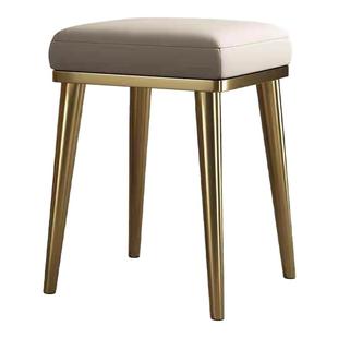 轻奢小户型餐椅不锈钢椅子家用可叠放方凳餐桌备用凳现代简约桌椅