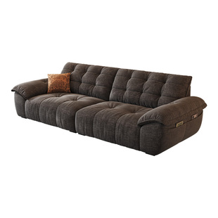 法莎蒂云茉艺沙发客厅2026新款小户型奶油风可拆洗直排雪尼尔沙发