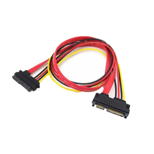 Sata延长线公对母7+15笔记本电脑移动硬盘电源线数据线