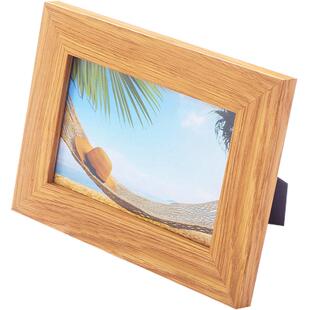 木质6寸7寸打印照片相框摆台定制logo刻字企业年会活动学校礼品