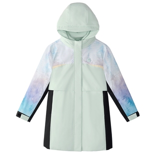 FILA斐乐童装儿童羽绒服2025冬季新款女童中大童中长款羽绒服外套