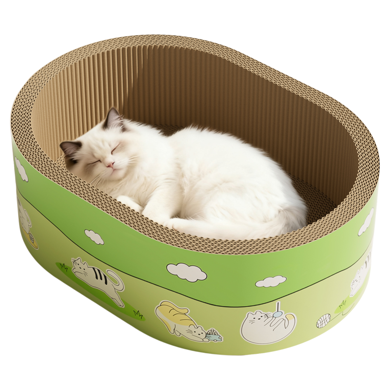 深坑睡得香|可抓可睡猫抓板