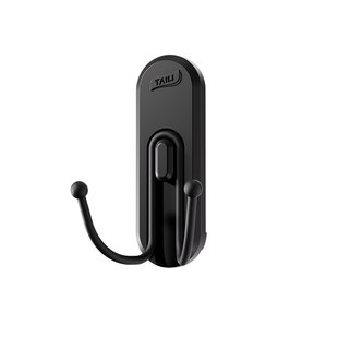 太力衣服挂钩免打孔门后帽子挂衣架入户门玄关衣柜外侧面壁挂收纳