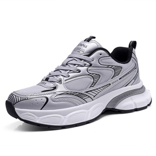 森马男鞋2025新款冬季加绒加厚大码运动鞋男士厚底增高保暖老爹鞋