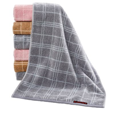 金号时尚风提缎柔软吸水洗脸毛巾