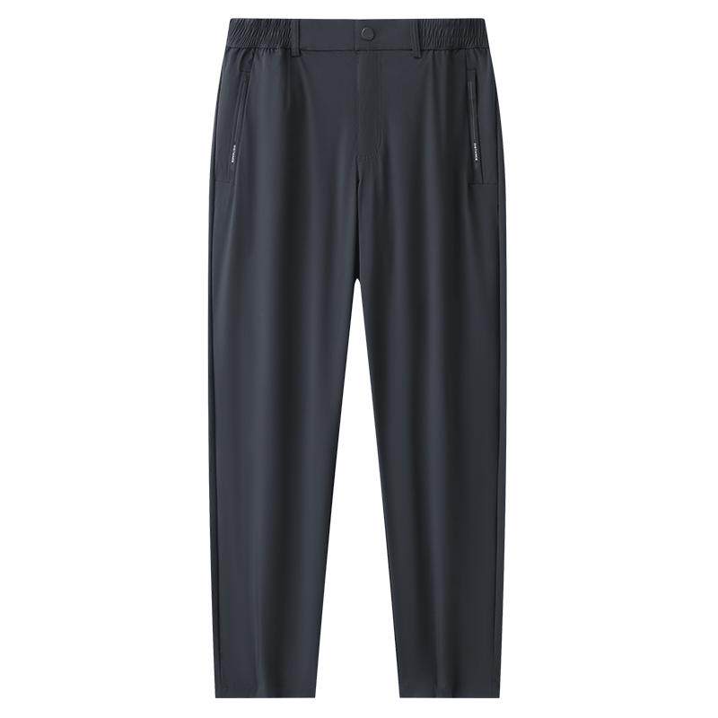 夏季新款冰丝弹力休闲裤男士大码
