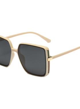 桔里墨镜方形复古女防太阳镜薄利