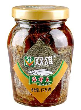 双雄带鱼罐头香辣闷油红烧带鱼段熟食即食海鲜酱香味佐餐下饭菜
