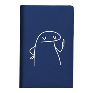 手绘表情包搞笑线条简笔画定制手帐工作笔记本a5日记本书衣a6