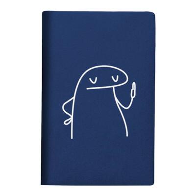 手绘表情包搞笑线条简笔画定制手帐工作笔记本a5日记本书衣a6