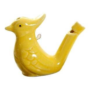 小鸟哨子带绳陶瓷水鸟生肖口哨儿童幼儿园奖励品景区地摊玩具水哨