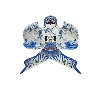 潍坊传统非遗纸鸢儿童手持风筝舞蹈道具宝宝周岁婚庆装饰拍摄道具