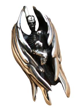 通用纯银朋克吊坠红包防过敏