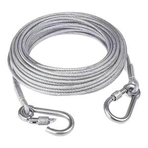 晾衣绳子室外晒被子加粗包塑钢丝绳阳台顶楼专用防风防滑凉晒神器