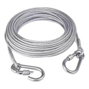 晾衣绳子室外晒被子加粗包塑钢丝绳阳台顶楼专用防风防滑凉晒神器