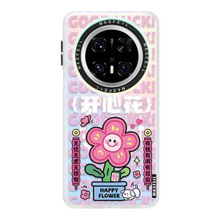 MASFEIL × 天天开心花适用华为Mate80Promax手机壳磁吸带支架mate60套超薄硅胶mt70por新款女高级感+全包