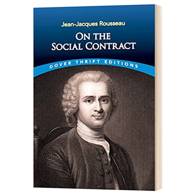 卢梭：社会契约论 英文原版 Rousseau-On the Social Contract 政治哲学 英文原版 进口英语书籍