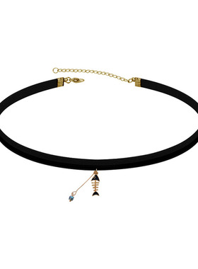 HiYOUNG鱼骨女颈链原创