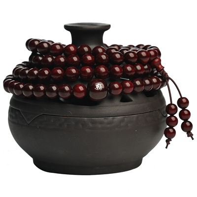 小叶紫檀手串108颗本命年手链