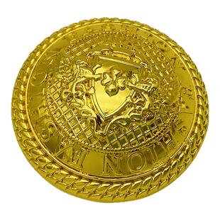 高端钮扣金色大号衣服西装大衣金属纽扣时尚毛衣裙子开衫外套扣子