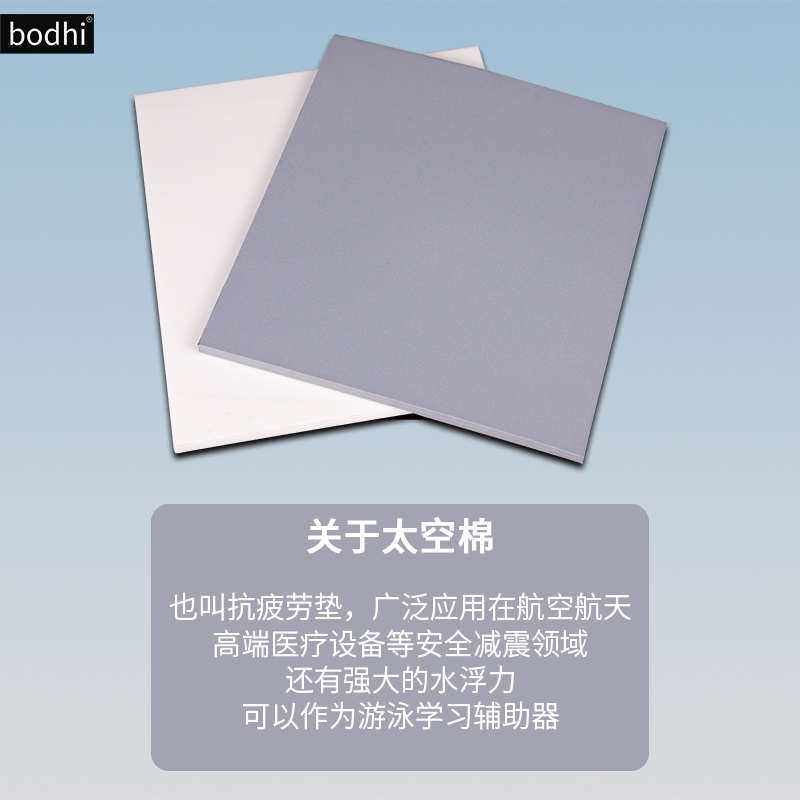 bodhi纯棉折叠午睡垫午休可拆洗吸汗透气防潮儿童加厚瑜伽垫静音