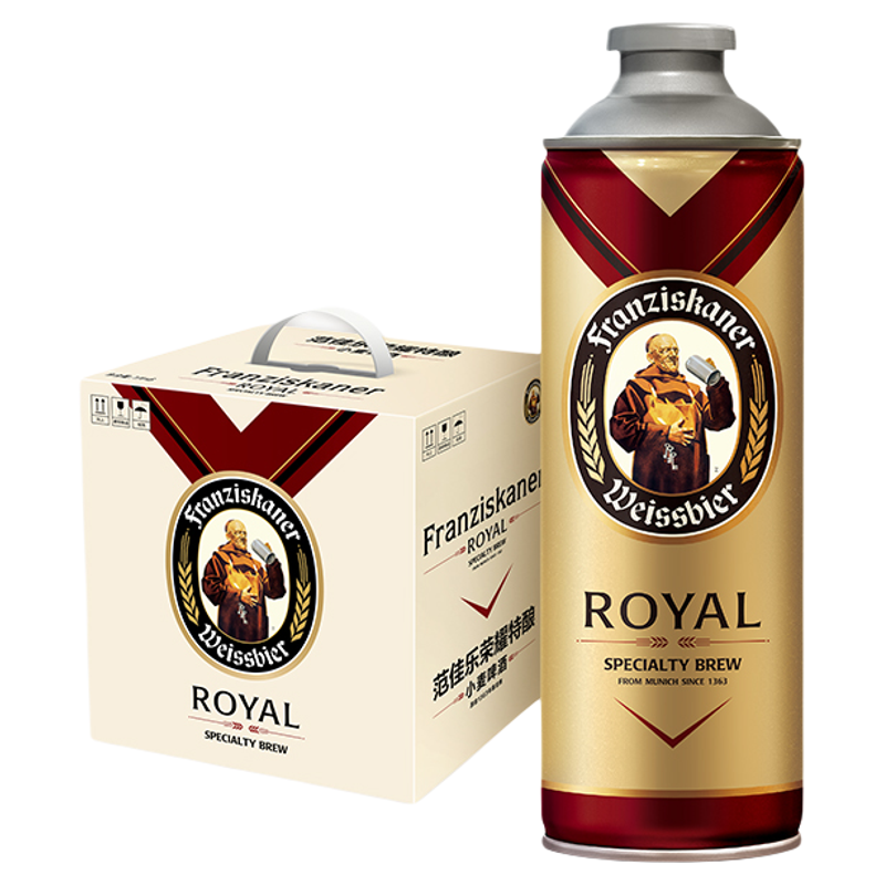 范佳乐德国风味特酿小麦啤酒1L*6瓶