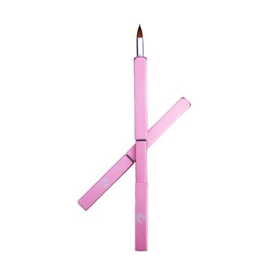 迷你带盖伸缩便携唇刷化妆刷