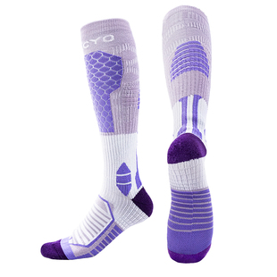 滑雪袜女保暖冬季加厚专业登雪山装备压力专用运动速干长筒男袜子