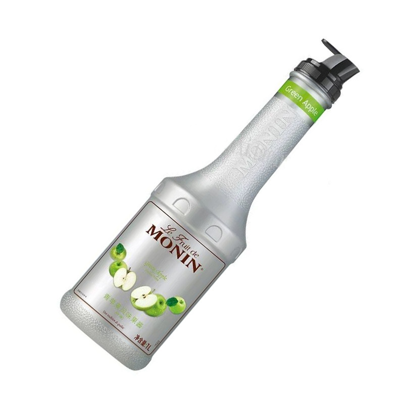 莫林MONIN青苹果风味果酱果泥1000ml调鸡尾酒冰沙果汁饮料