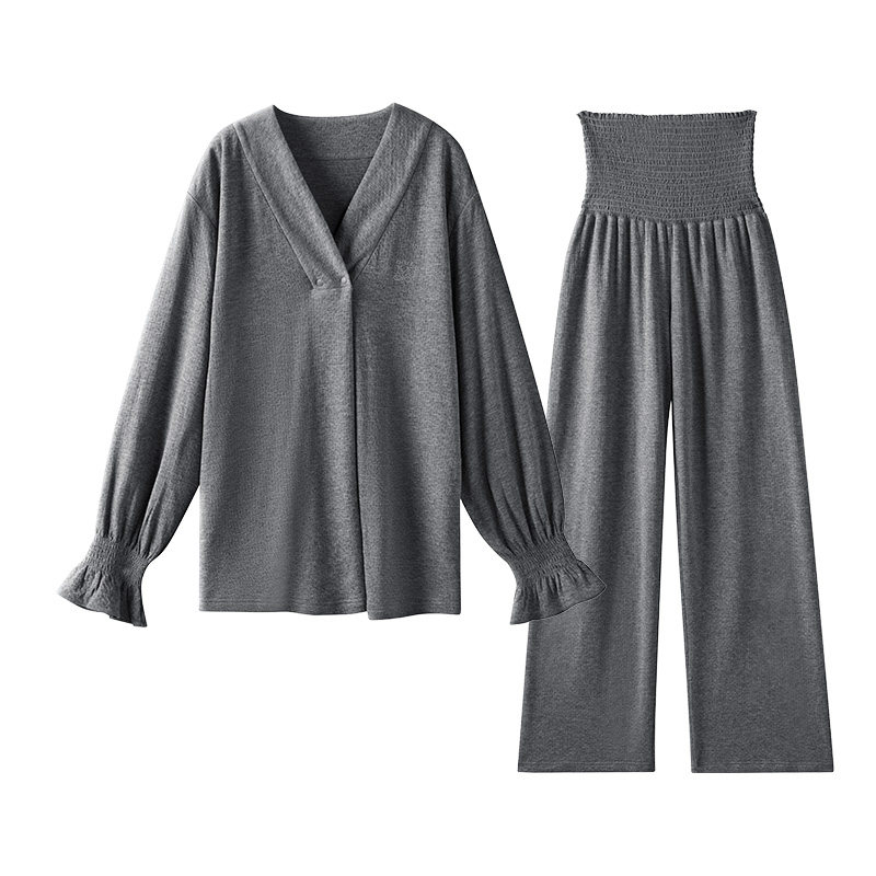 嫚熙月子服孕妇秋冬奶芙竹棉哺乳衣睡衣吸汗孕期家居服套装官方