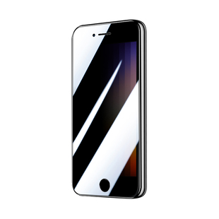 适用苹果SE3防窥膜防指纹无白边iphonese3钢化膜防摔保护SE3手机膜全覆盖防偷窥膜se3高清玻璃保护膜防爆蓝光