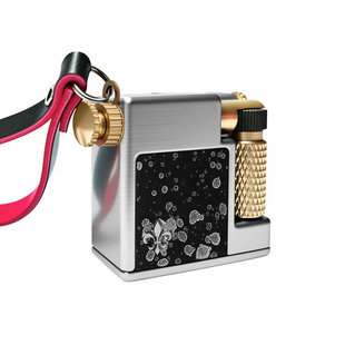 CHIEF/首领迷你打火机小方砖燃油打火机镀钛贴彰饰品挂饰生日礼物