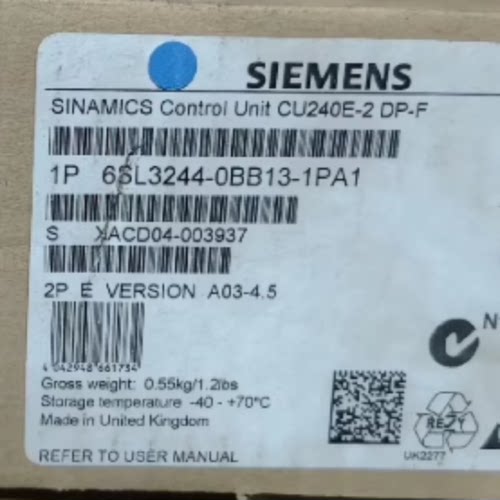 议价西门子G120控制单元3F-DI PTC/KTY 接口6SL3244-0BB13-1PA1