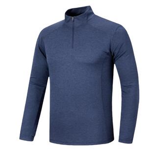 春秋COVERT LT男子休闲半拉链打底衫运动户外套头速干弹力长袖