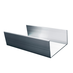 净化工程材料50u型槽铝无尘车间彩钢板100地槽移动厕所铝合金包边