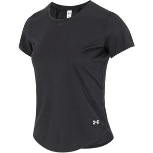 【自营】UA安德玛女士短袖修身运动服慢跑休闲衫套头上衣T恤衫
