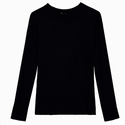 莫代尔长袖打底衫内搭T恤上衣