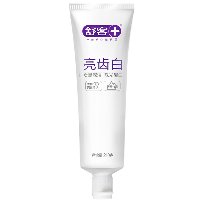 舒客亮齿白牙膏清新口气亮白