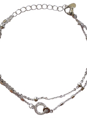 银手链s925银女士2025新款流行莫比乌斯环小众设计超好看银手链女