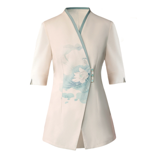 衣研堂酒店保洁工作服短袖女夏季物业宾馆客房民宿客栈保洁服夏装