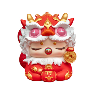 国潮龙年超大存钱罐创意龙宝宝摆件桌面Q版手办礼物车载定制刻字