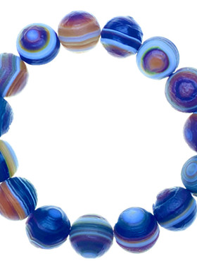 男玛瑙原石民族风眼睛石