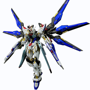 千手电镜色MGEX强袭自由高达1/100 万代拼装模型机甲突击敢达手办