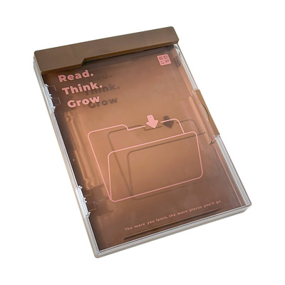 二合一设计！板夹文件夹收纳盒